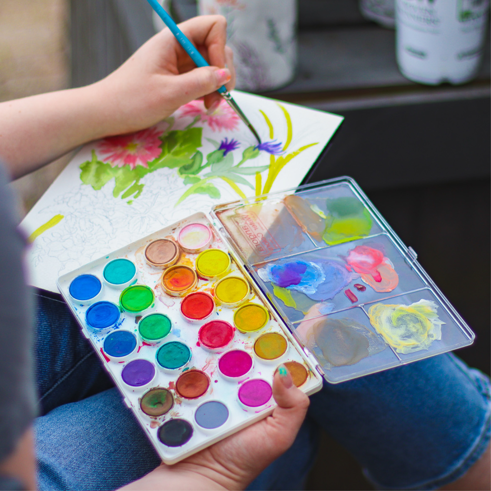 Watercoloring in the Garden: Plein Air Painting Workshop